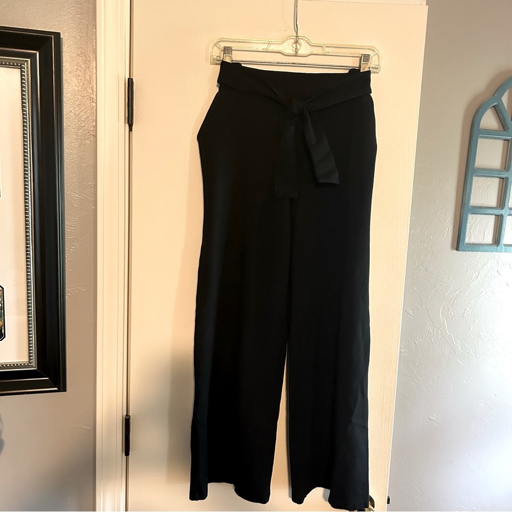Petite Black Wide Leg Pants